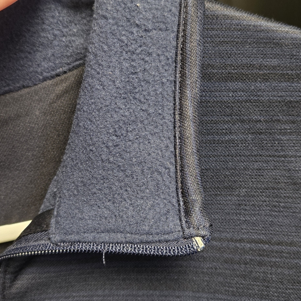 Van Heusen Men's Zip Up Sweater - Dark Blue - Picture 2 of 4